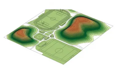 Calcul de la Surface sur Plan d’un Terrain de Sport