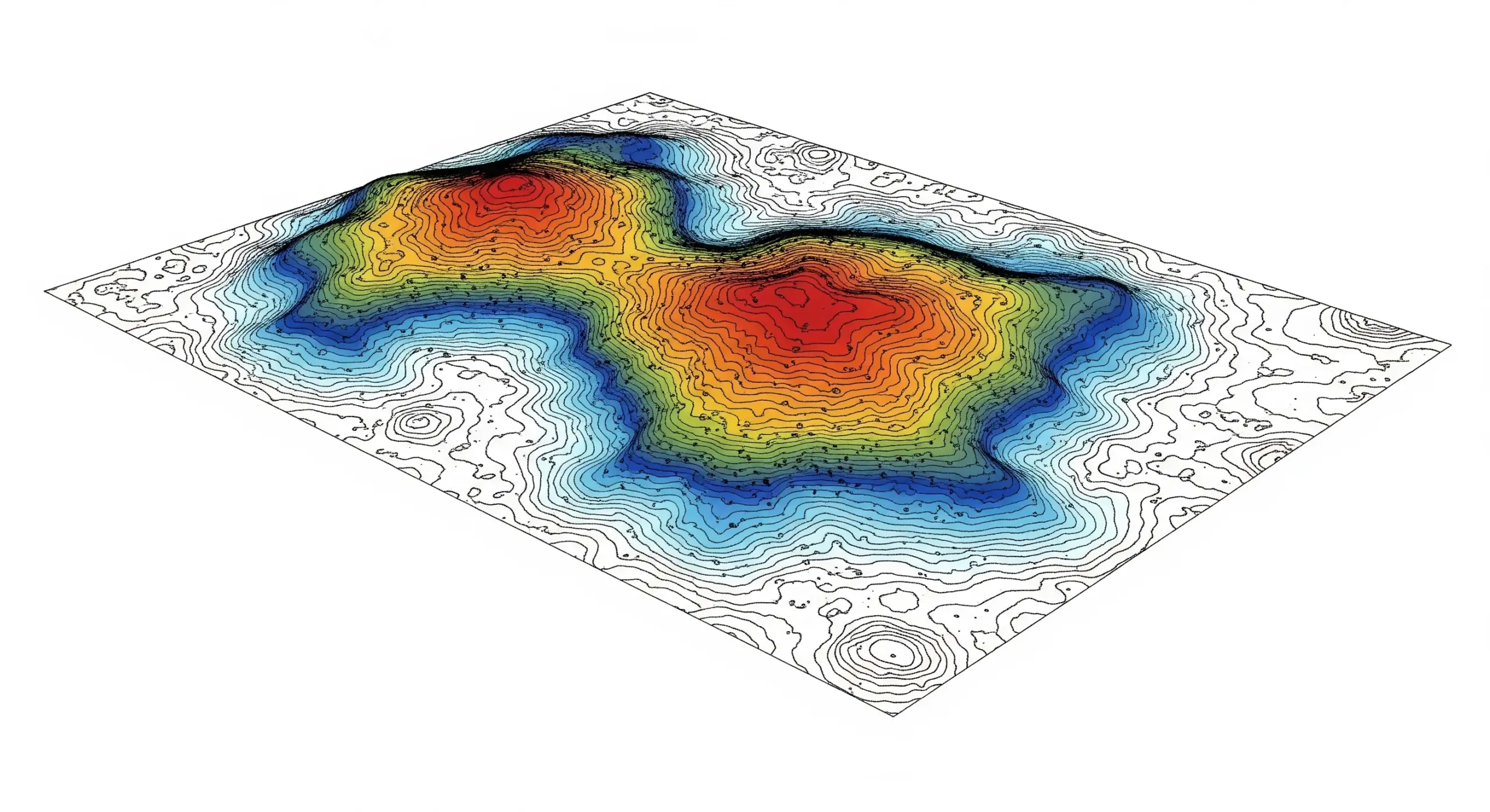 Calcul de Gisement dans le Premier Quadrant   étude topographique
