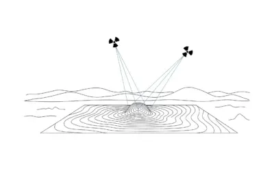 Implantation d’un point par rayonnement
