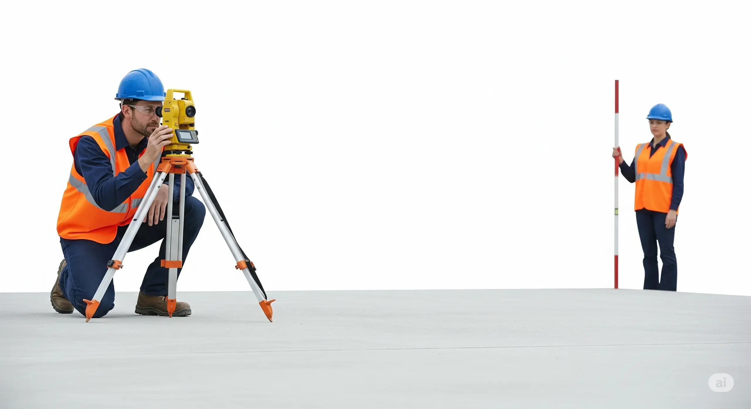 Contrôler la planéité d'une dalle en béton par nivellement  étude topographique