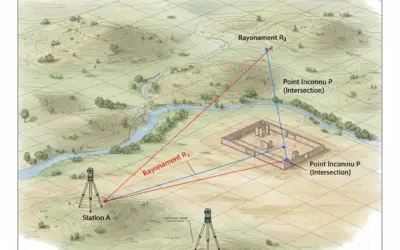 Calcul de Point par Intersection (Relèvement Direct)