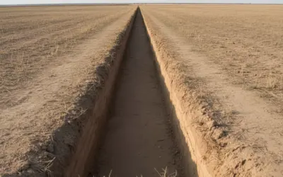 Calcul du volume d’une tranchée pour canalisation