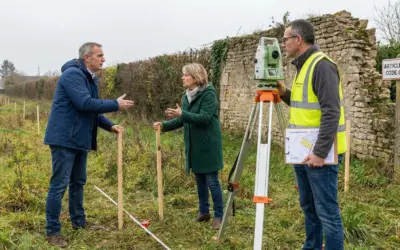 Calcul pour le bornage d&rsquo;une propriété